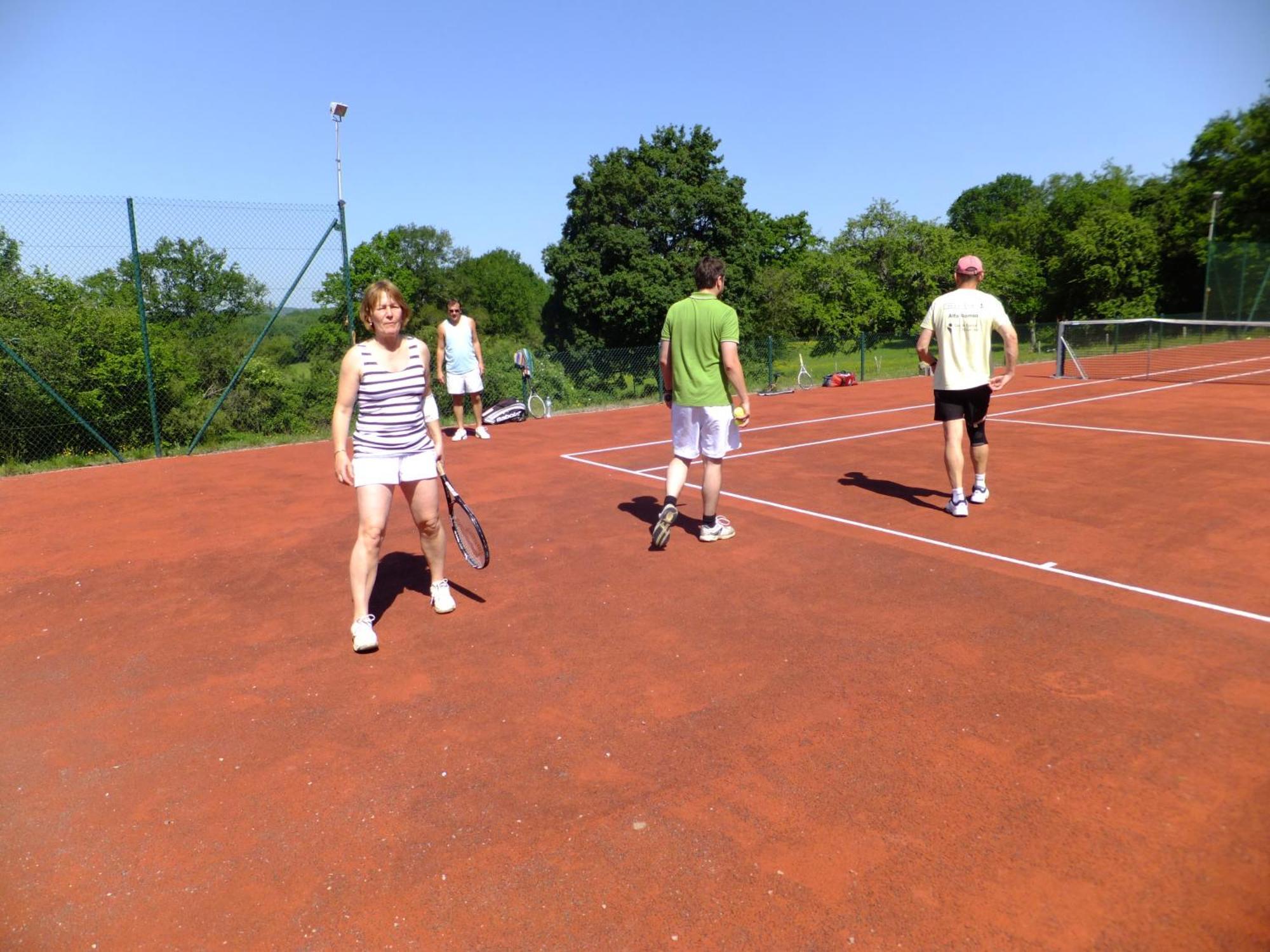 La Vache Tennis Prive Crux-la-Ville Dış mekan fotoğraf